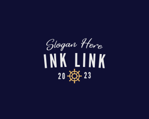 Nautical Marine Helm logo design