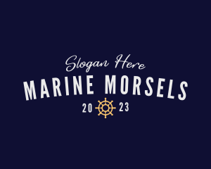 Nautical Marine Helm logo design