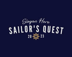 Nautical Marine Helm logo design