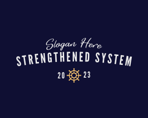 Nautical Marine Helm logo design