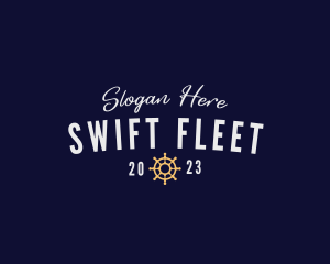 Nautical Marine Helm logo design