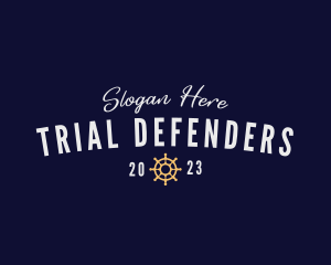 Nautical Marine Helm logo design