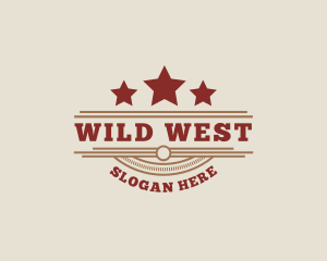 Western Cowboy Star logo design