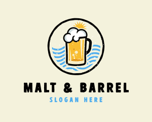 Summer Beer Mug logo