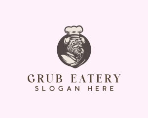 Pet Dog Chef  logo design