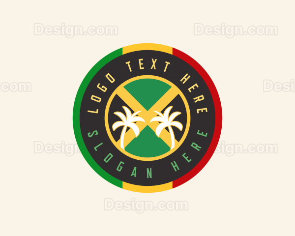 Jamaican Palm Tree Logo