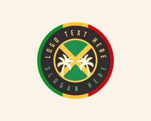 Jamaican Palm Tree logo