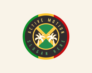 Jamaican Palm Tree logo design