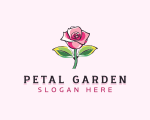 Rose Flower Boutique logo design