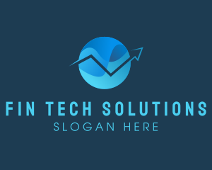 Arrow Tech Finance  logo design