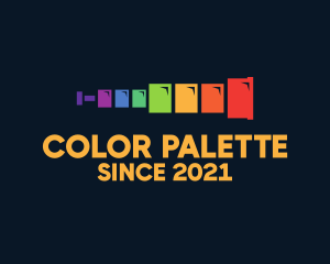 Rainbow Colors Telescope logo design