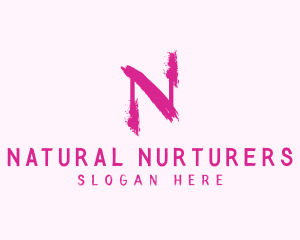 Beauty Letter N logo design