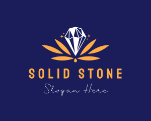 Luxury Diamond Stone logo design