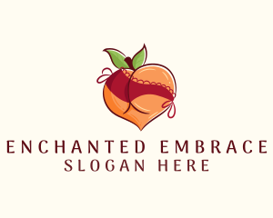 Sexy Erotic Peach logo design