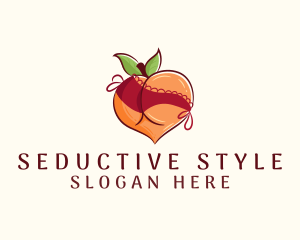 Sexy Erotic Peach logo design