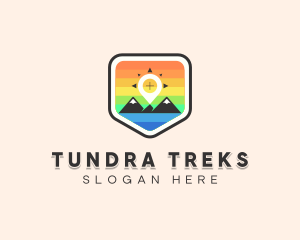 Adventure Navigation Mountain  logo design