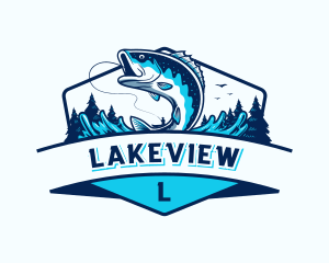 Fisherman Fish Lake logo