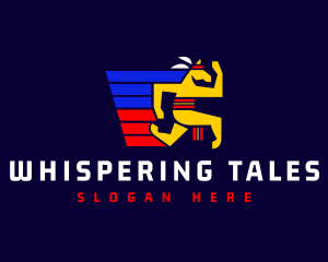 Filipino Folklore Tikbalang logo design