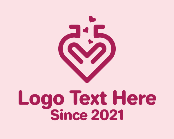 Love logo example 1