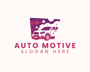 Carwash Auto Cleaning logo design