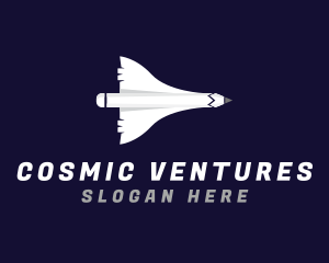 Space Aircraft Pencil logo