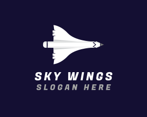 Space Aircraft Pencil logo