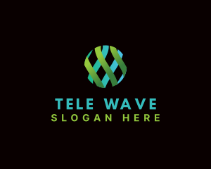 Ball Wave Weaving logo design