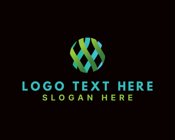 Weaving logo example 2