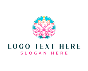 Vietnam Lotus Flower Logo