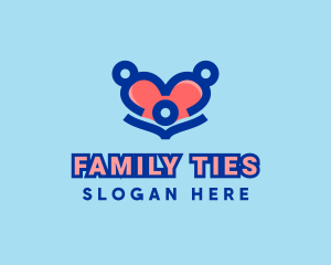 Parenting Heart Family logo design