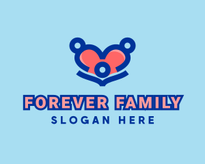 Parenting Heart Family logo design