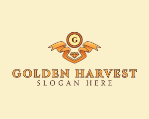 Golden Jewelry Boutique  logo design