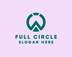 Mountain Circle Peak logo design