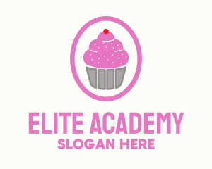Pink Cupcake Bakery Logo