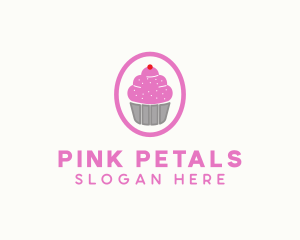 Pink Cupcake Bakery logo design