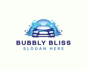 Bubble Car Wash  logo design