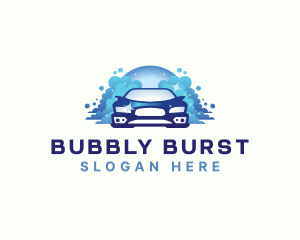 Bubble Car Wash  logo design