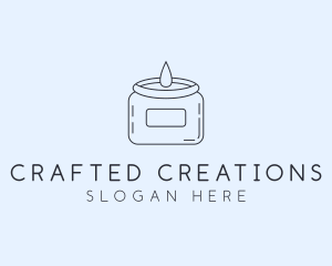 Scented Candle Decor logo design