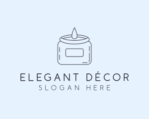 Scented Candle Decor logo design