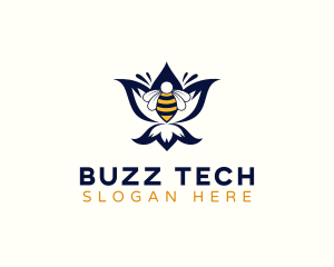 Bee Floral Bug logo