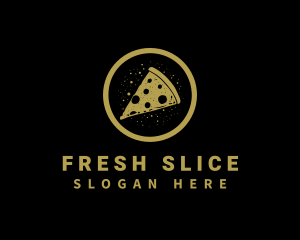 Pizzeria Pizza Slice logo design