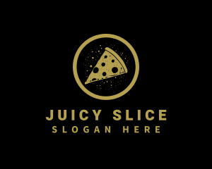 Pizzeria Pizza Slice logo design