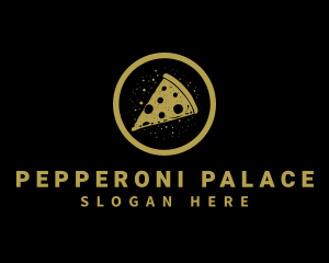 Pizzeria Pizza Slice logo design