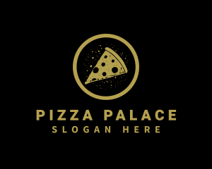 Pizzeria Pizza Slice logo design