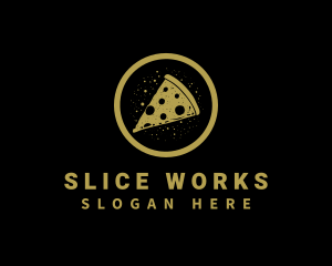 Pizzeria Pizza Slice logo design