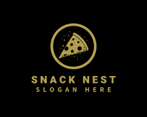 Pizzeria Pizza Slice logo design