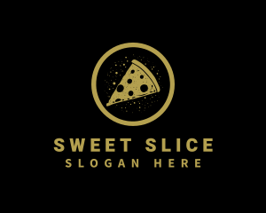 Pizzeria Pizza Slice logo design