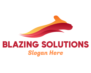 Blazing Fast Hound  logo design