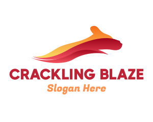 Blazing Fast Hound  logo design