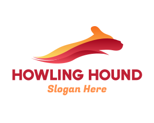 Blazing Fast Hound  logo design